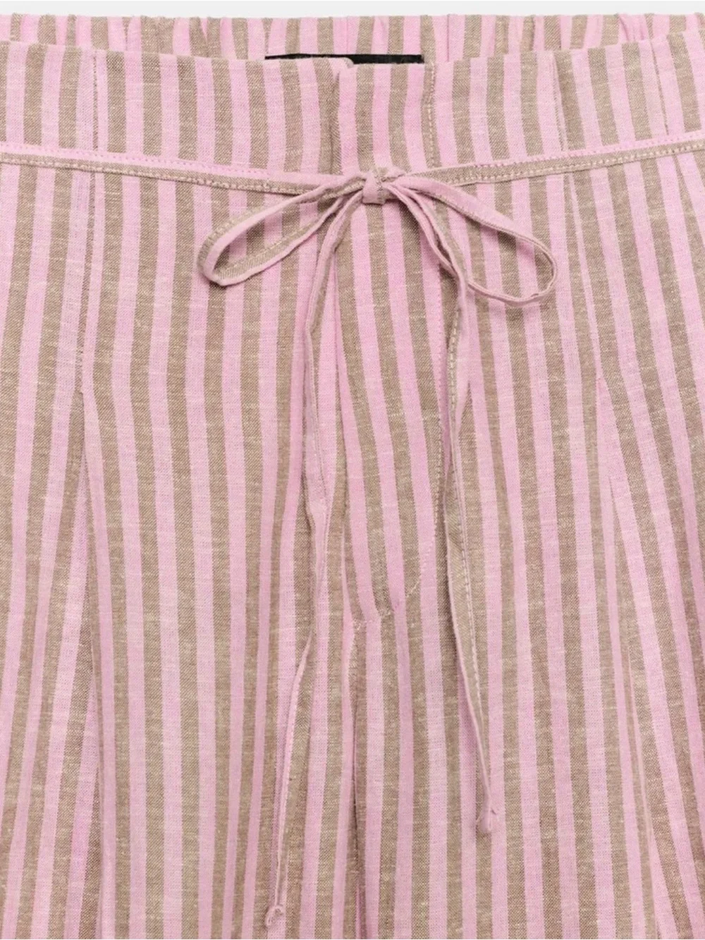 Zara Wide-Leg Striped Pants